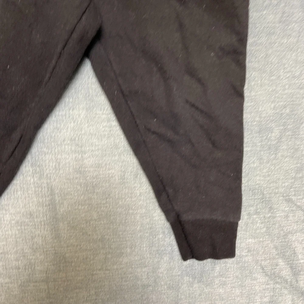 Nike Sweatpants Toddlers 2T Black Swoosh Logo Fleece Lined Elastic Waist Winter